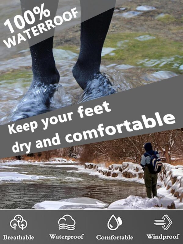 Gash Hao Waterproof Socks Hiking Gear Wading All-Weather Out...