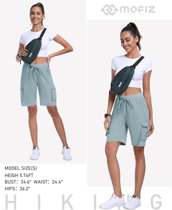 MoFiz Women's Hiking Shorts Athletic Outdoor Cargo Shorts fo...