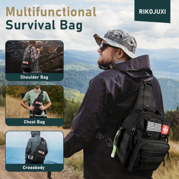 Survival Kit, 262Pcs Survival Gear and Supplies with First A...