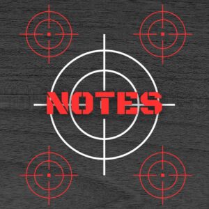 Lined Notebook Journal with Target Crosshairs Tactical Cover...