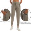 Kcutteyg Womens Water Resistant Hiking Pants with Pockets Qu...