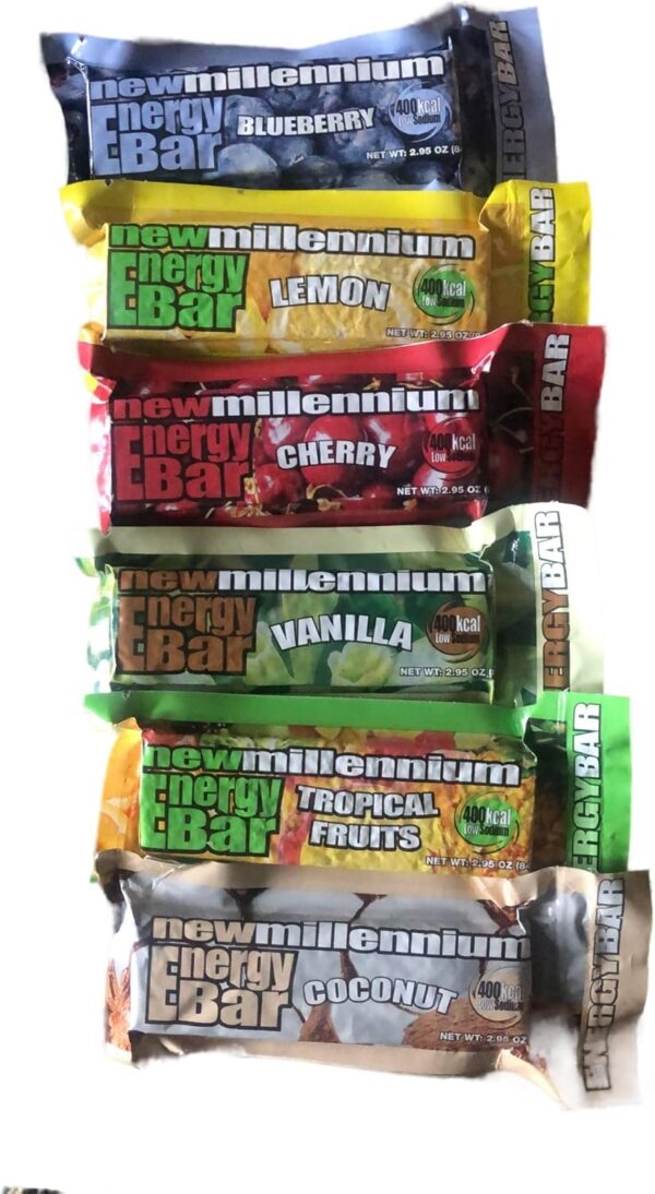 Millennium Energy Bars Assorted Flavors Including Emergency ...