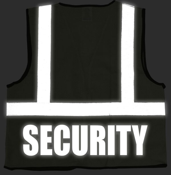 Conspiracy Tee Security Safety Vest with Reflective Design B...