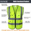 XIAKE Reflective Safety Vest for Men & Women High Visibility...