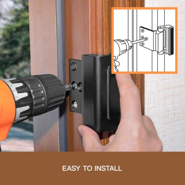 Door Safety Locks for Toddlers, Home Security Door Lock, Chi...