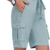 MoFiz Women's Hiking Shorts Athletic Outdoor Cargo Shorts fo...