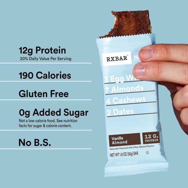 RXBAR Protein Bars, Protein Snack, Snack Bars, Vanilla Almon...
