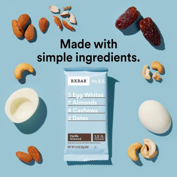 RXBAR Protein Bars, Protein Snack, Snack Bars, Vanilla Almon...
