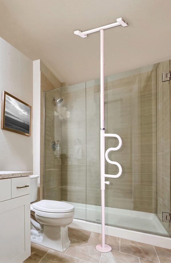 Stander Wonder Pole, Security-Pole and Curve Grab Bar, Tensi...