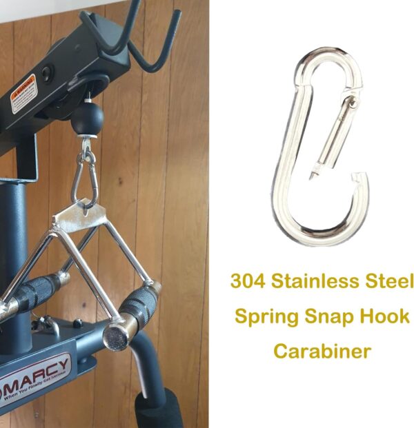 Olivia & Oliver Stainless Steel Carabiner，Spring Snap Hook C...