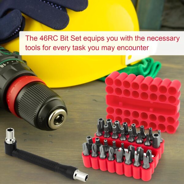 46pcs Security Bit Set with Security Torx, Square, Metric & ...