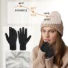 RIGWARL Upgraded Wool Winter Gloves for Cold Weather, Waterp...