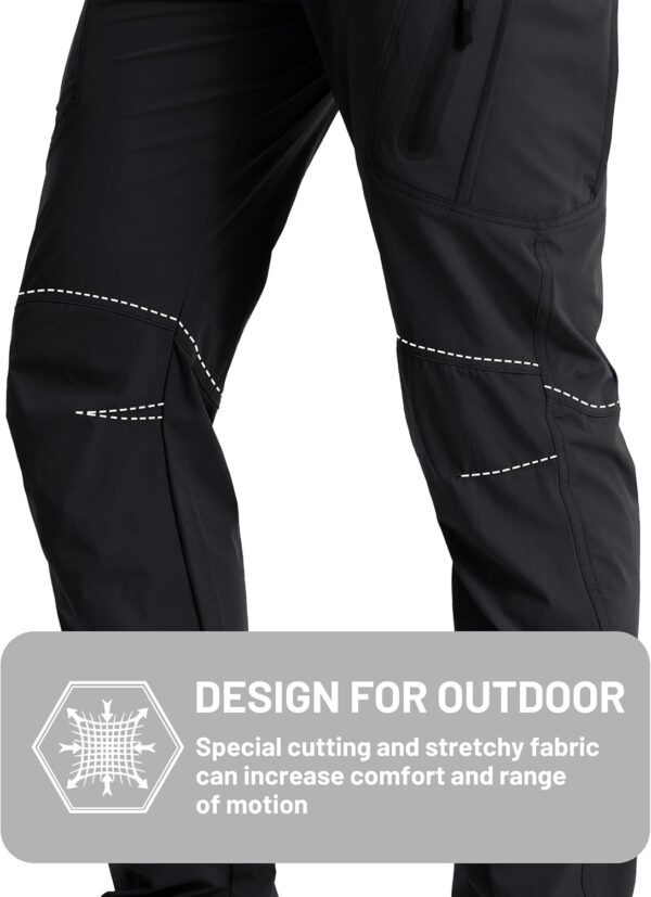 TACVASEN Men's Lightweight Hiking Tactical Pants Waterproof ...