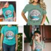 Women Mountain Shirts and So The Adventure Begins Tshirt Sun...