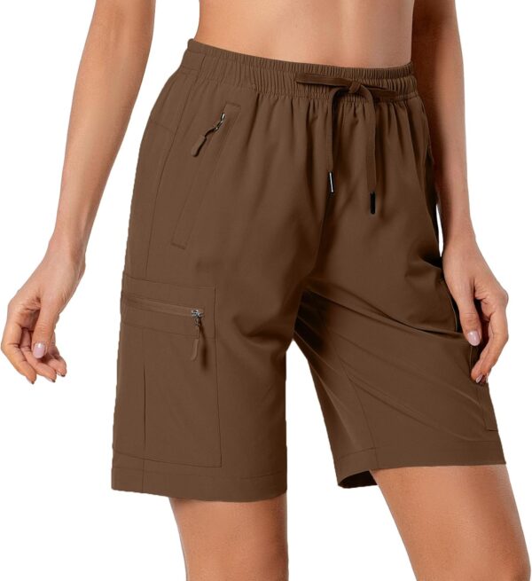 Women's Lightweight Hiking Cargo Shorts Quick Dry Athletic S...