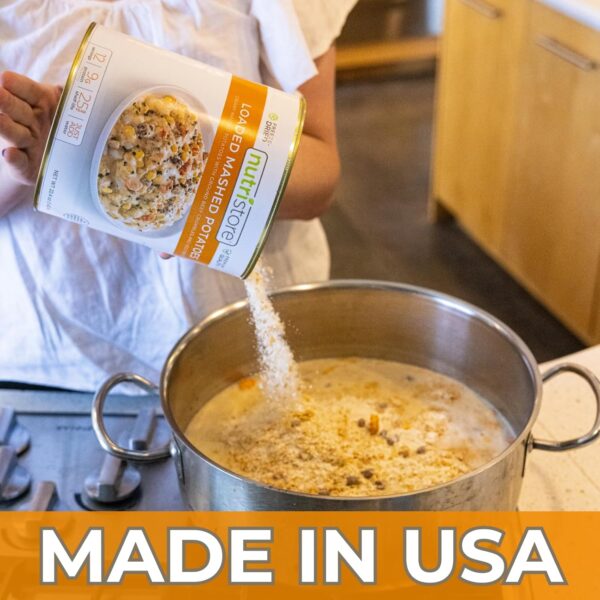 Nutristore Freeze-Dried Loaded Mashed Potatoes | Emergency S...