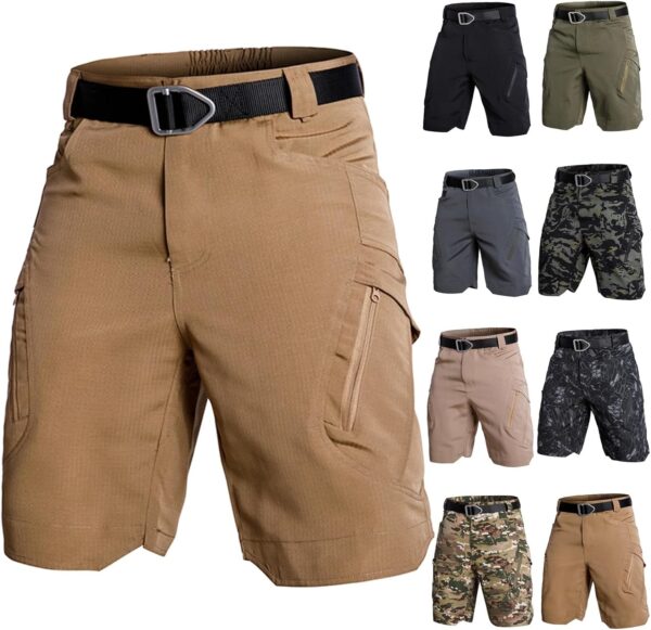 Tactical Cargo Shorts for Men Waterproof Quick Dry Work Shor...