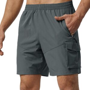 Men's Hiking Cargo Shorts Lightweight Quick Dry Athletic Sho...
