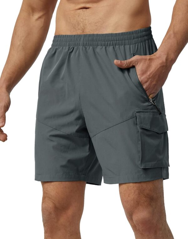 Men's Hiking Cargo Shorts Lightweight Quick Dry Athletic Sho...