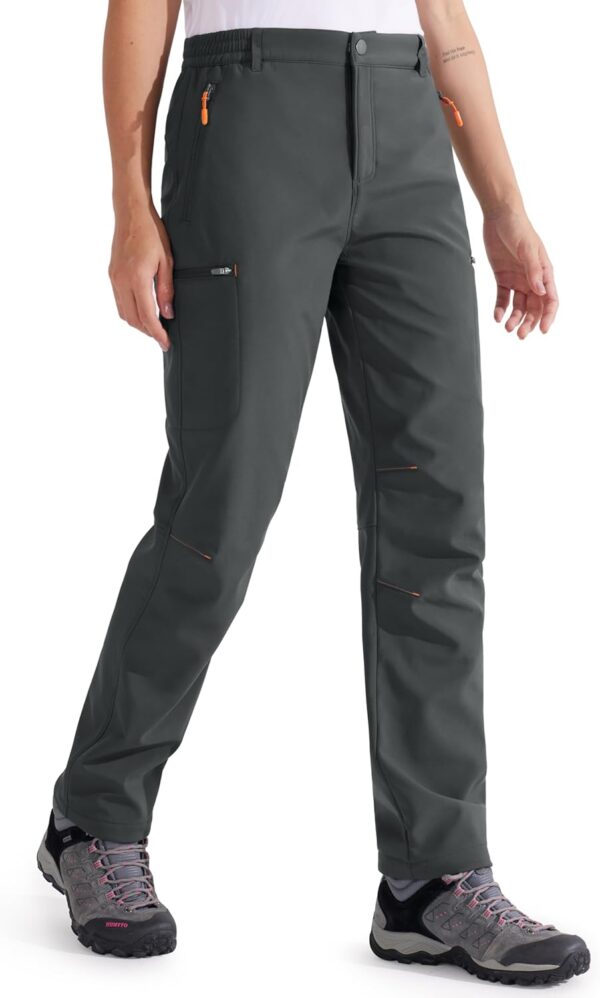Libin Women's Fleece Lined Hiking Pants Snow Ski Pants Winte...