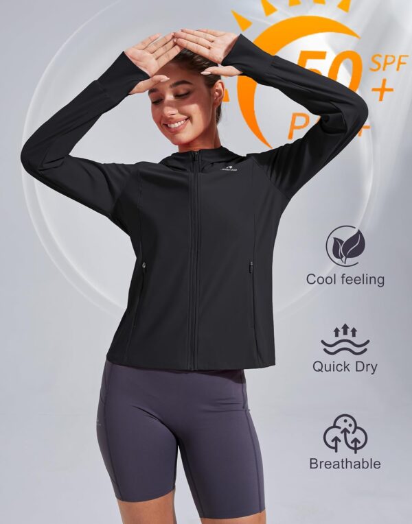 Pioneer Camp Women's UPF 50+ UV Sun Protection Jacket Hooded...