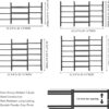Grisham AWG Fixed Window Security Bars,(Black, 4Bars)18''H x...