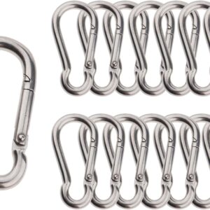 Olivia & Oliver Stainless Steel Carabiner，Spring Snap Hook C...