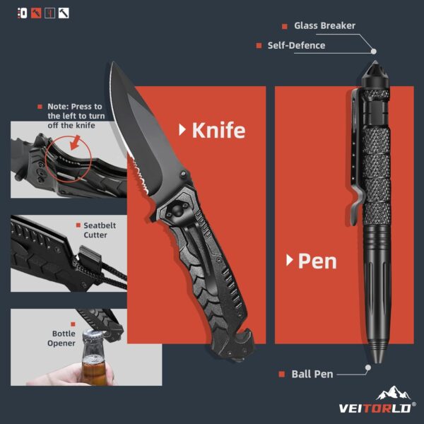 VEITORLD Gifts for Men Him Husband Dad Fathers Day - Surviva...