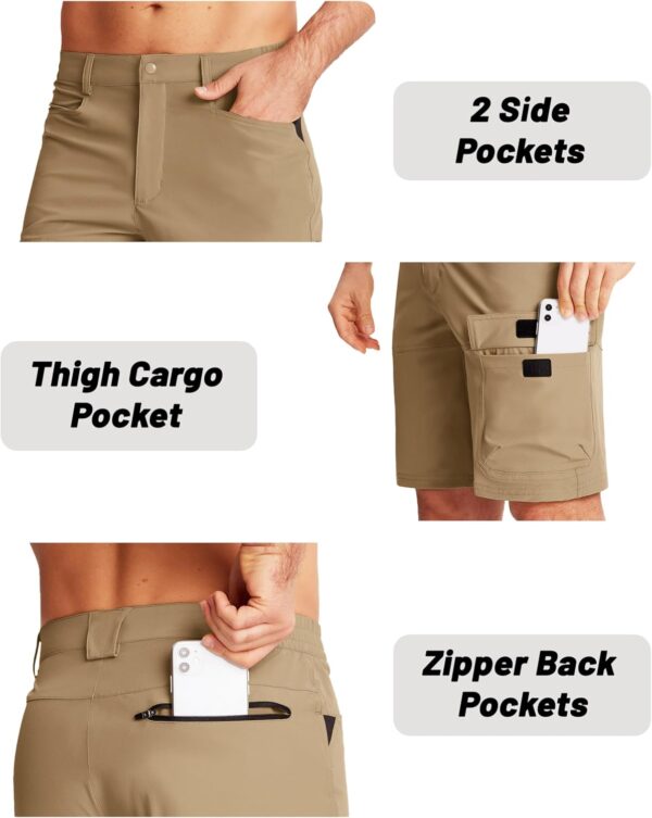 EKLENTSON Mens Hiking Cargo Shorts Lightweight Quick Dry Bre...