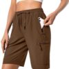 Women's Lightweight Hiking Cargo Shorts Quick Dry Athletic S...