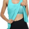 Kimmery Workout Tank Tops for Women with Built in Bra Lightw...