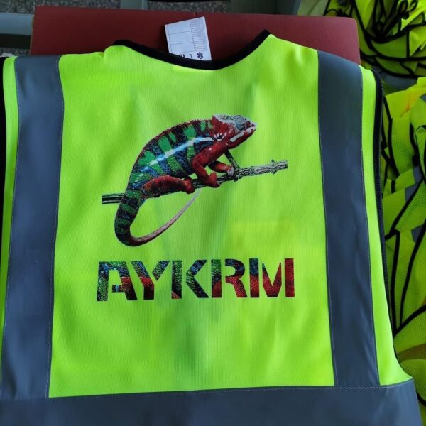 AYKRM Custom Logo Personalised Printed High Visibility Refle...