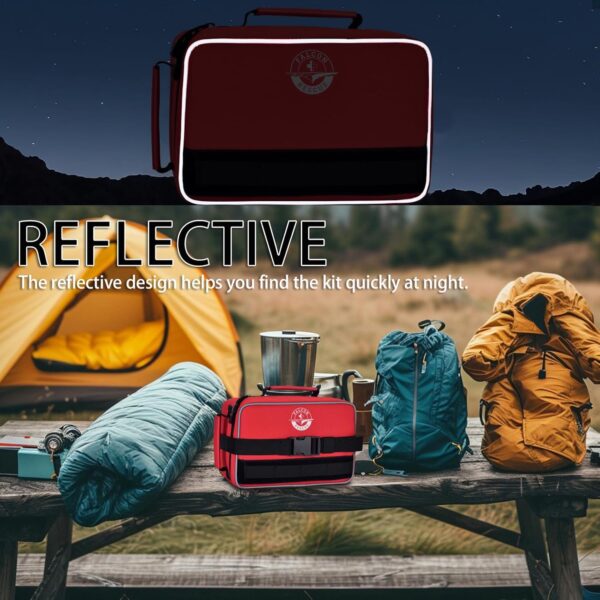 Professional Emergency First Aid Kit for Home, Travel, Campi...