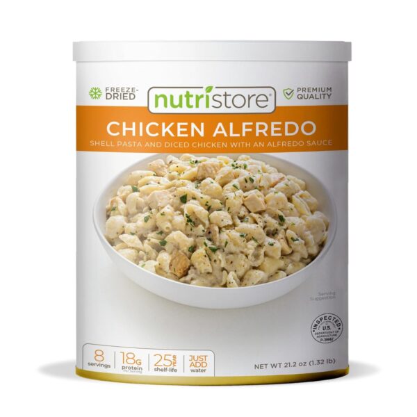 Nutristore Chicken Alfredo | Freeze Dried Emergency Survival...