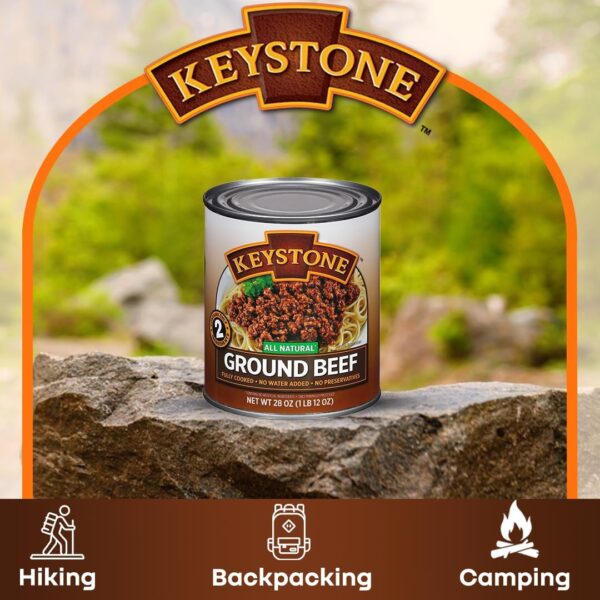 Keystone Ground Beef & Pork 28 Oz (Pack of 1 Each) All Natur...