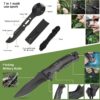 Gearedt Survival Kit, 16 in 1 Professional Survival Gear Too...