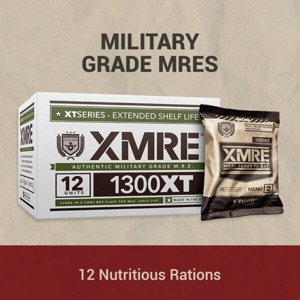 XMRE 1300XT MRE Meals 2022 Bulk | Military Grade | For Survi...