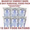 LaunchPro Emergency Food Rations 2400 Calorie Bars (Pack of ...