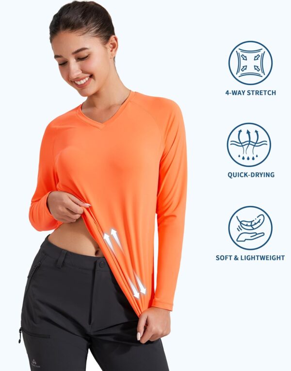 Pioneer Camp Women's UV Sun Protection SPF Shirt V Neck UPF ...