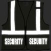 Conspiracy Tee Security Safety Vest with Reflective Design B...