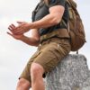 CQR Men's Hiking Cargo Shorts, Quick Dry Stretch Tactical Ou...