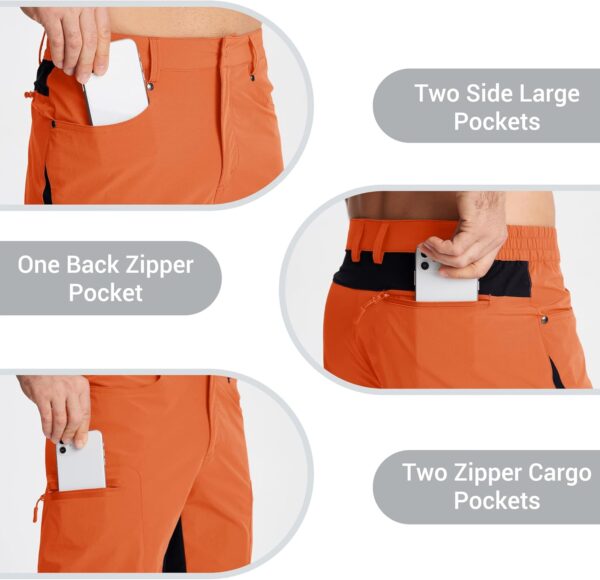 CRYSULLY Men's Hiking Cargo Shorts Outdoor Summer Lightweigh...