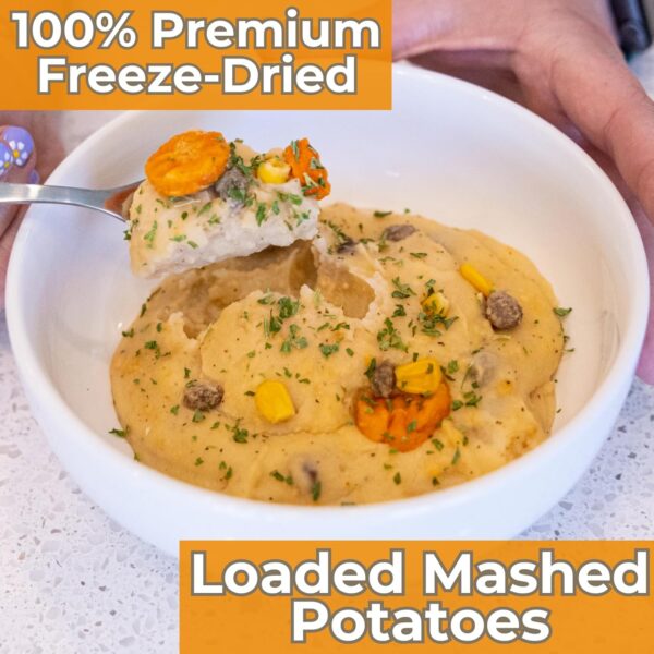 Nutristore Freeze-Dried Loaded Mashed Potatoes | Emergency S...