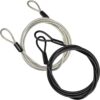 100CM/3.3ft 3mm Outdoor Travel Security Cable Lock,Braided S...