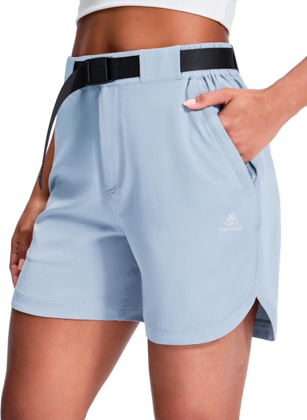 Haimont Women’s Hiking Shorts 5 inch with Pockets and Belt Q...