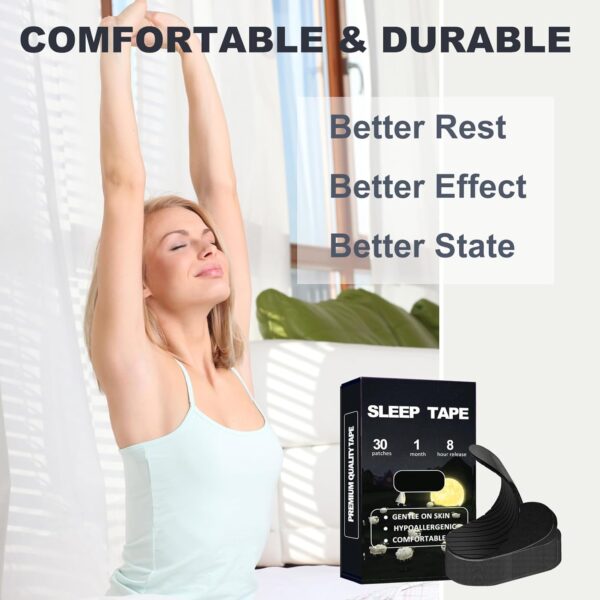 Black Gentle Premium Breathable Tape(30 Pack) - Pain Free Re...