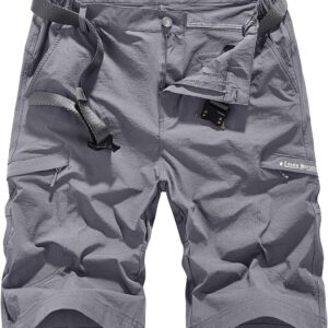Quick Dry Cargo Hiking Strectchy Shorts Men's Outdoor Summer...