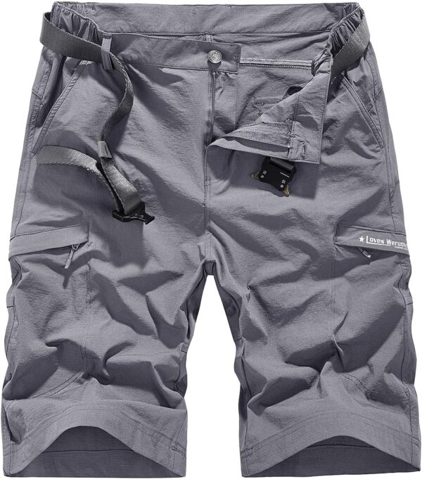 Quick Dry Cargo Hiking Strectchy Shorts Men's Outdoor Summer...