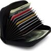 RFID Blocking Genuine Leather Credit Card Case Holder Securi...