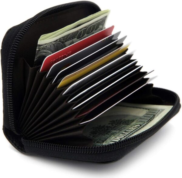RFID Blocking Genuine Leather Credit Card Case Holder Securi...